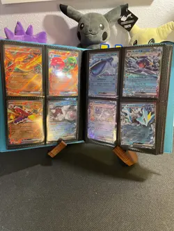 160 Mixed Japanese EX & Holo Pokemon Cards in Binder - No Duplicates! - Image 4