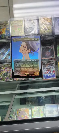 MTG Yuna Grand Summoner Foil and Borderless Card - Image 1