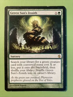 MTG - Green Sun's Zenith - Mirrodin Besieged - NM/LP - Image 1