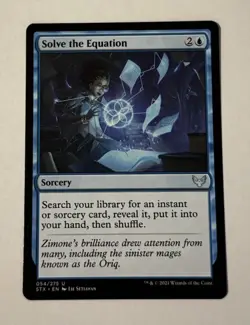 MTG Solve the Equation - Strixhaven: School of Mages NM - Image 1