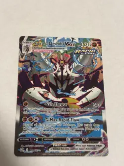 Pokemon Rapid Strike Urshifu VMAX Secret Rare Alt Art 170/163 Holo - Image 1