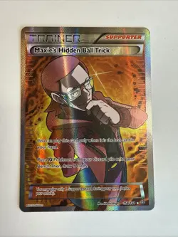 Maxie's Hidden Ball Trick 158/160 Full Art - XY Primal Clash - Pokemon Card - NM - Image 1