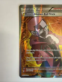 Maxie's Hidden Ball Trick 158/160 Full Art - XY Primal Clash - Pokemon Card - NM - Image 3