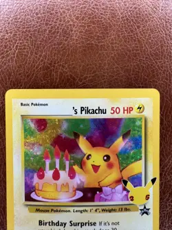 Pokemon TCG Birthday Pikachu #24 Celebrations 25th Anniversary Card Promo - Image 2