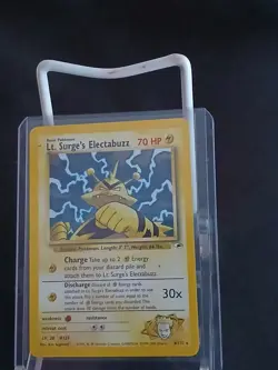 Lt. Surge's Electabuzz - Pokemon Gym Heroes 6/132 - Holo - Ungraded (Excellent) - Image 1