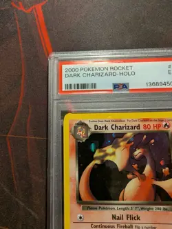 Pokemon Dark Charizard 4/82 Team Rocket Holo PSA 5 - Image 2