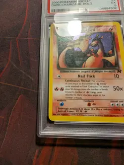 Pokemon Dark Charizard 4/82 Team Rocket Holo PSA 5 - Image 4