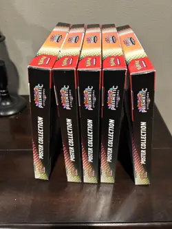 Lot of 5 Pokemon Prismatic Evolutions Poster Collections, New, Factory Sealed - Image 5