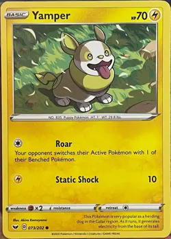 Yamper - 073/202 - Sword & Shield Base Pokemon 2020 - Image 1