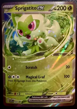 Sprigatito ex 087 Promo Scarlet & Violet Pokemon Near Mint - Image 1