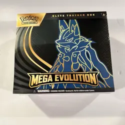Pokemon ETB Mega Evolution Lucario Elite Trainer Box ETB New Sealed - Image 4
