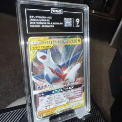 2018 Pokemon Japanese Sun & Moon Latios & Latias Gx #060 Tag Bolt TAG 9 MINT - Image 3