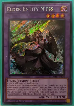 YuGiOh Elder Entity N'tss Secret Rare 1st Edition RA01-EN026 - Image 1