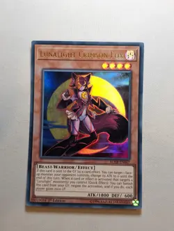 Yugioh | BLHR-EN067 - Lunalight Crimson Fox - Ultra Rare - 1st Ed - Image 1