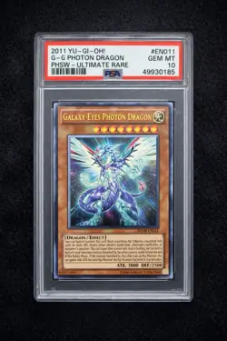 PSA 10 GEM MINT Galaxy-Eyes Photon Dragon Ultimate Rare PHSWEN011 Unlimited pop6 - Image 1