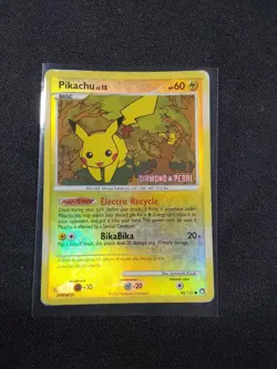 Pikachu 94/123 Diamond Pearl 2007 Mysterious Treasures Reverse Holo Pokemon Card - Image 1