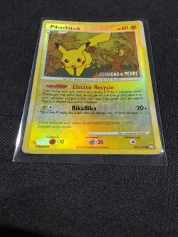 Pikachu 94/123 Diamond Pearl 2007 Mysterious Treasures Reverse Holo Pokemon Card - Image 2