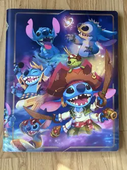STITCH Card Binder Portfolio - Disney Lorcana TCG - Holds 252 Cards - Pokemon - Image 1