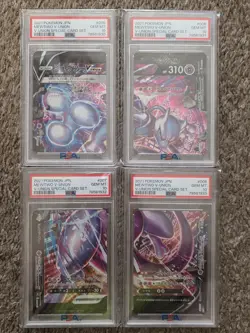 PSA 10 GEM MINT 2021 POKEMON JPN MEWTWO V UNION SPECIAL CARD SEQUENTIAL SET #5-8 - Image 1