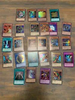 YuGiOh cards lot - 26 cards - Holographic Rare and 1st Editions - Image 1