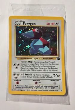 Pokemon Card - TCG Cool Porygon Promo Black Star #15 - Image 3