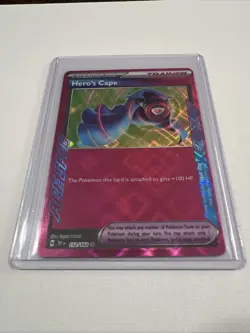 Pokemon TCG Hero's Cape 152/162 Temporal Forces Ace Rare Holo Card - Image 1