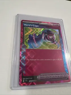 Pokemon TCG Hero's Cape 152/162 Temporal Forces Ace Rare Holo Card - Image 2