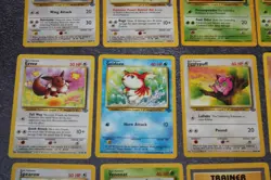 Lot of 21 Vintage Pokemon Cards Jungle Starter Set from 1999, All Different - Image 5