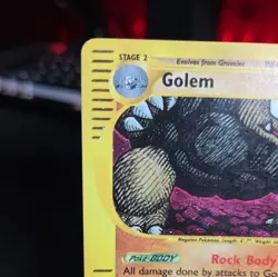 Golem Expedition 14/165 Holo Rare LP/MP Pokemon Card - Image 3