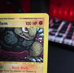 Golem Expedition 14/165 Holo Rare LP/MP Pokemon Card - Image 4