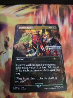 Culling Ritual Final Fantasy MTG Promo WPN Full Art - Image 1