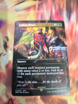Culling Ritual Final Fantasy MTG Promo WPN Full Art - Image 2