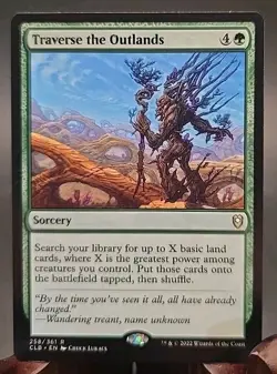 Traverse the Outlands Battle for Baldur's Gate MTG Regular Near Mint - Image 1