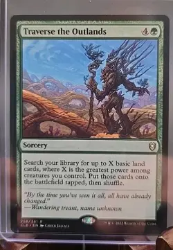 Traverse the Outlands Battle for Baldur's Gate MTG Regular Near Mint - Image 3