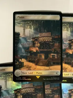 11 x Plains (0295) - Foil - Final Fantasy - NM-Mint - MTG Full Art Lands - Image 2