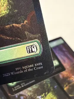 8 x Forest (0306 ) - Foil - Final Fantasy - NM - MTG Full Art Lands - Image 3