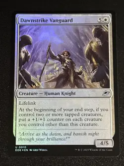 MTG Edge of Eternities Dawnstrike Vanguard Foil 0010 NM - Image 1