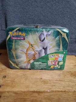 Pokemon Arceus 2022 Spring Collectors Chest Lunch Box SEALED Box Is Damaged - Image 1