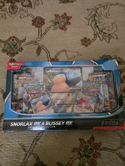 DAMAGED Pokemon TCG Snorlax ex & Blissey ex Special Collection Box – Sealed – - Image 1