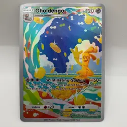 Gholdengo Pokemon TCG Pocket Illustration Rare Immersive Textured Holo Custom - Image 1