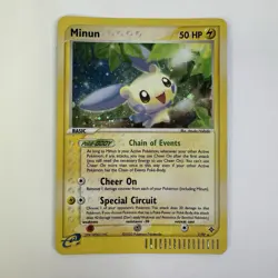 Pokemon Minun 7/97 Holo Rare EX Dragon E Reader 2003 WOTC - Image 1