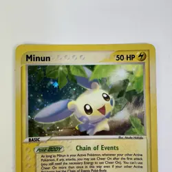 Pokemon Minun 7/97 Holo Rare EX Dragon E Reader 2003 WOTC - Image 2
