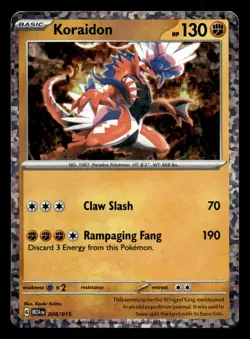 Koraidon 008/015 McDonalds Holo Promo 2024 Pokemon NM - Image 1