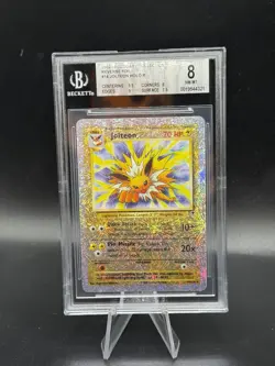 Jolteon Reverse Holo Pokemon BGS 8 Legendary Collection 14/110 2002 - Image 1