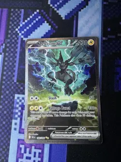 Zekrom EX #166/086 Pokemon Black Bolt Special Illustration Rare Holo TCG - Image 3