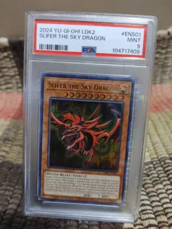 2024 Yugioh Slifer the Sky Dragon LDK2-ENS01 Ultra Rare Limited Edition PSA 9 - Image 1