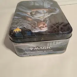 Magic the Gathering Lord of the Rings Tin Galadriel empty w/ card holder (B229) - Image 3