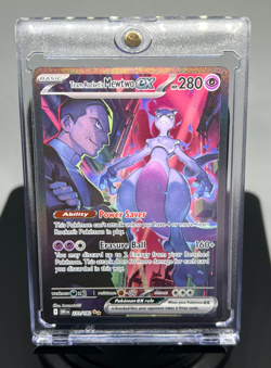 Team Rocket's Mewtwo ex 231/182 SIR Destined Rivals Pokemon Card TCG - Image 3