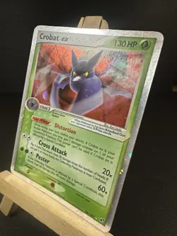 Pokemon TCG card Crobat EX Deoxys 96/107 Holo Rare Mod Play/LP - Image 2