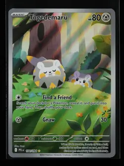 Togedemaru 104/094 Holo ME02: Phantasmal Flames Pokemon Card - Image 1